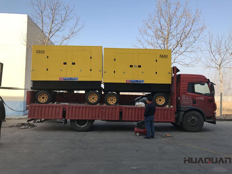 發貨了，3.23號兩臺標配型HQ30GF發電機組分別發往內蒙古和廣東省