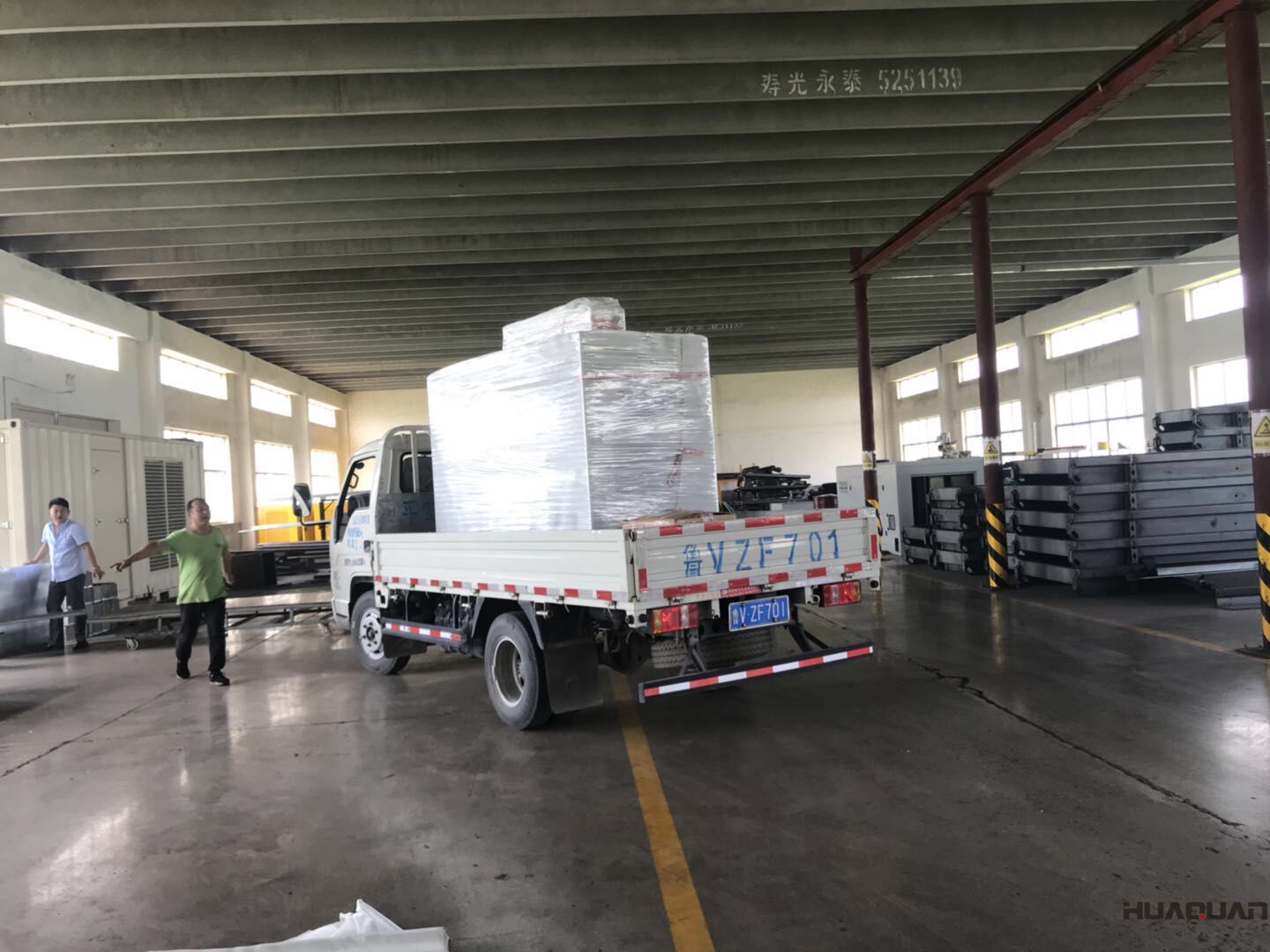 發(fā)貨了！7月19號(hào)一臺(tái)HQ100GF靜音箱型柴油發(fā)電機(jī)組以發(fā)往湖北