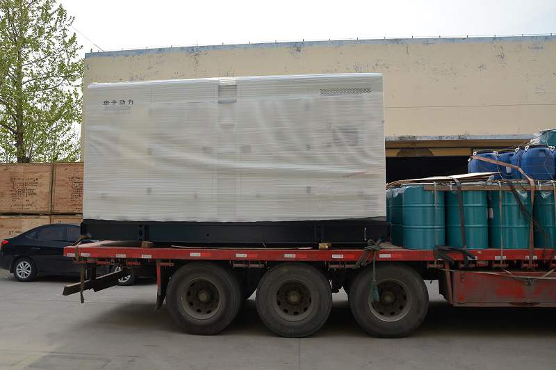 一臺250kw靜音箱發電機組于3月22日從華全動力發往山東省