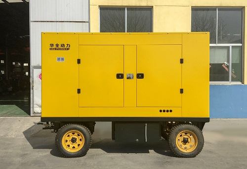 河北魏先生的500kw移動拖車發電機組從華全動力4月30日發出